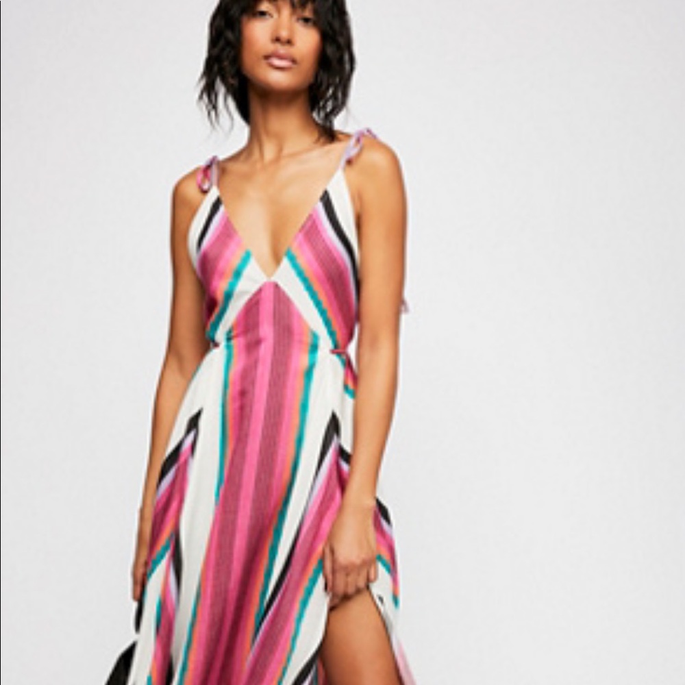 Free People MultiColor Maxi Dress